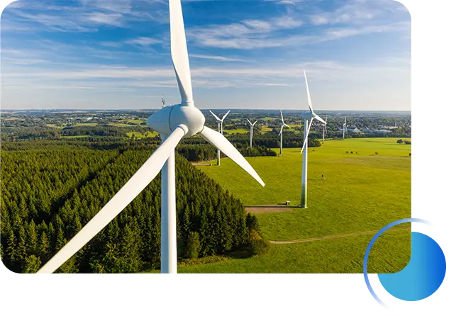 wind turbines