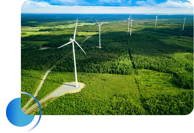 wind turbines